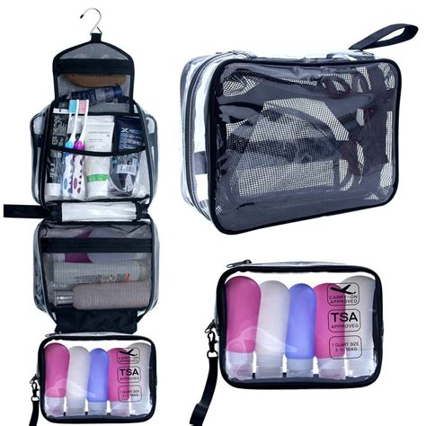 airline approved toiletry bag.